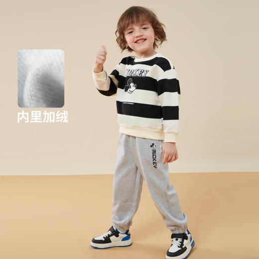 迪士尼春秋季男童卫衣套装中大童上衣裤子童装卡通运动休闲套装ZD3CT015
 商品图2