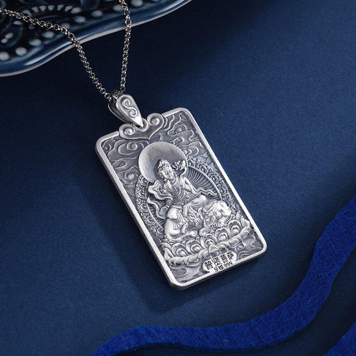 子佩集S999银【生肖守护神】吊坠【E253】(不含链)仿古十二生肖方牌2401 商品图4