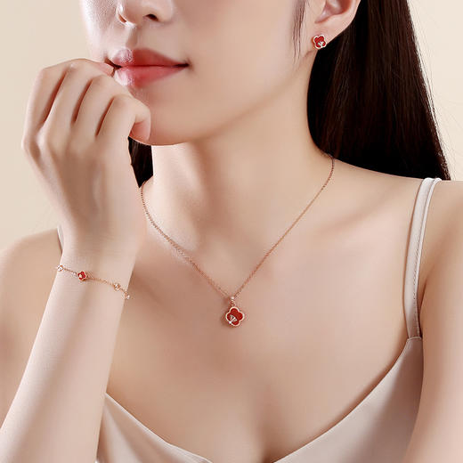 【四叶小幸运】S925银四叶草手链【JHY-A000590M】 商品图2