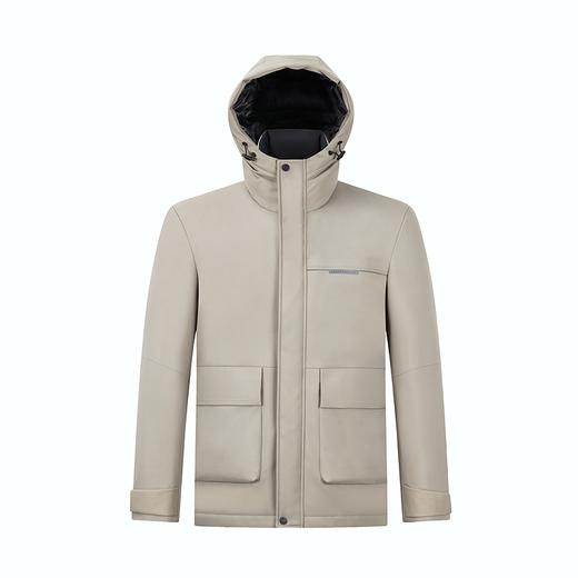 【白鸭绒+石墨烯】柒牌男士连帽羽绒服2024秋冬新款防风保暖外套	127E70210 商品图4