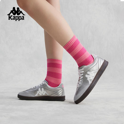 Kappa卡帕情人节德训鞋2024新款女TIFO拼接阿甘K0E25CC70 商品图3