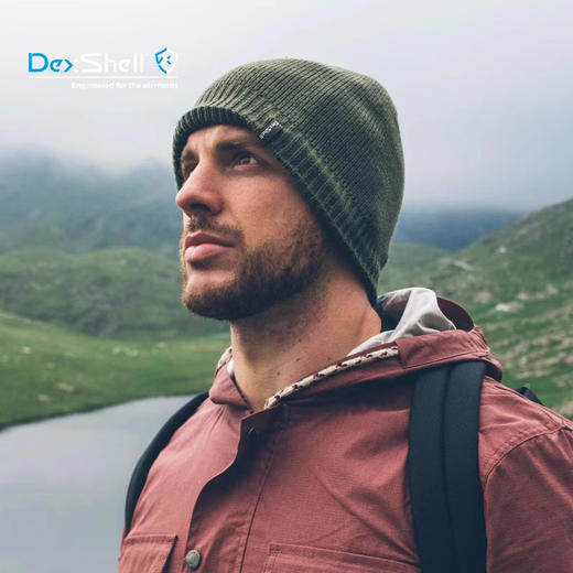 DexShell戴适帽子升级2.0男女士摇粒绒户外帽防水防风针织帽冷帽DH372 商品图0