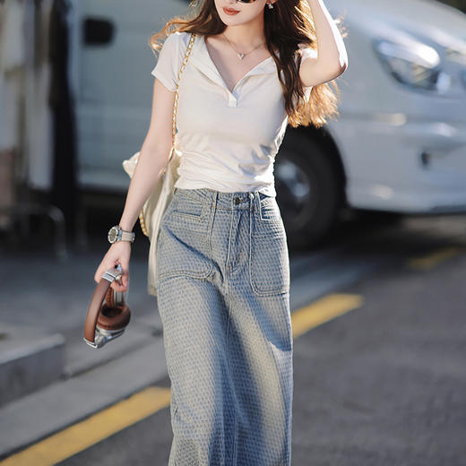 裁缝学苑AQ184百搭V领短袖设计感t恤纸样女装上衣夏版型裁剪衣服 商品图2