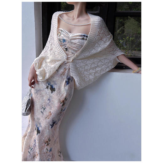 裁缝学苑AX170新中式复古珍珠设计旗袍裙子收腰鱼尾连衣裙纸样女装样板 商品图2