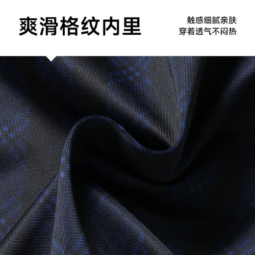 【Q】【新款DLC】大依优型大码男立领夹克拉链外套男商务休闲加肥加大夹克上衣胖子显瘦 商品图4