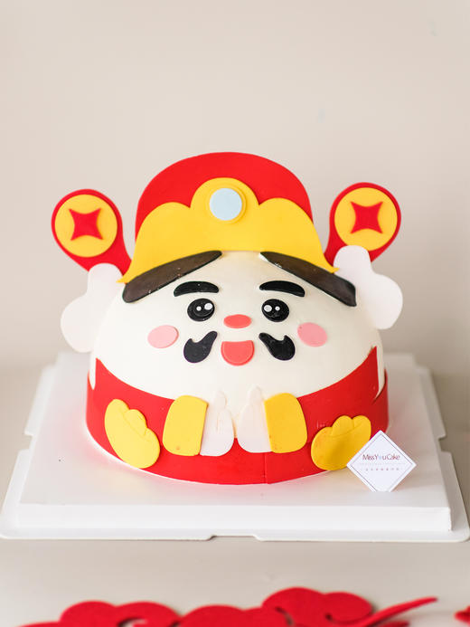 定制款裸蛋糕 - 财神驾到 商品图0