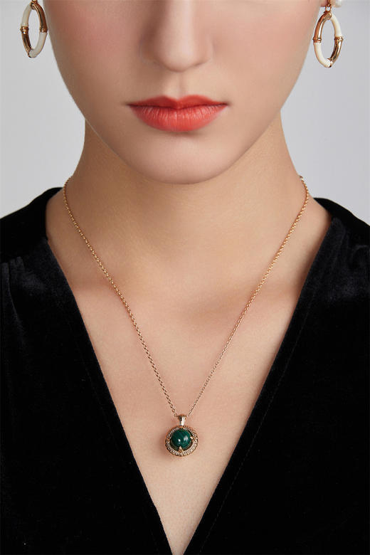 pearl moments 龙珠 双面镶嵌天然珍珠项链 商品图3