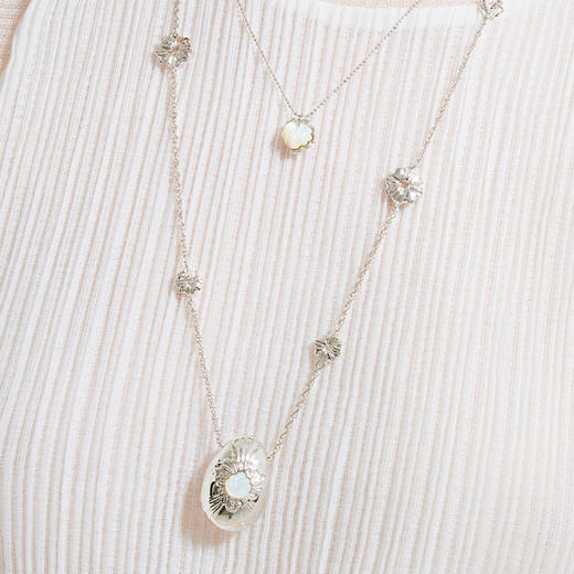 ATELIERSÓ x deepmoss 24SS 合作系列-蛋型古典项链 商品图4