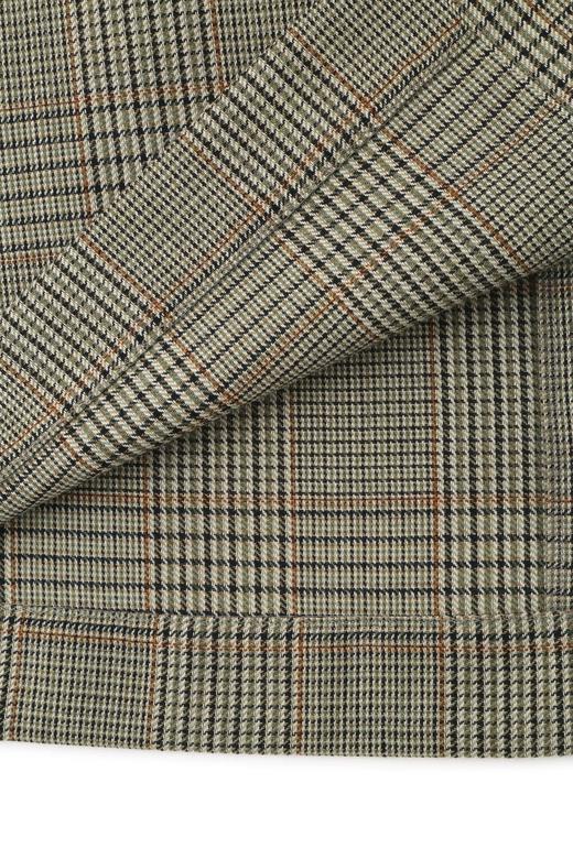 Margaret Howell  日版卡其色威尔士格纹A字羊毛半裙 商品图14