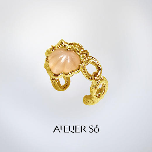 ATELIERSÓ x deepmoss 24SS 合作系列-贝壳吊坠戒指 商品图3