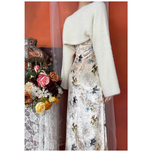 裁缝学苑AX170新中式复古珍珠设计旗袍裙子收腰鱼尾连衣裙纸样女装样板 商品图4