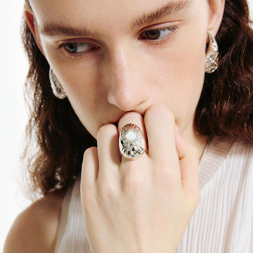 ATELIERSÓ x deepmoss 24SS 合作系列-蛋型戒指 商品图7