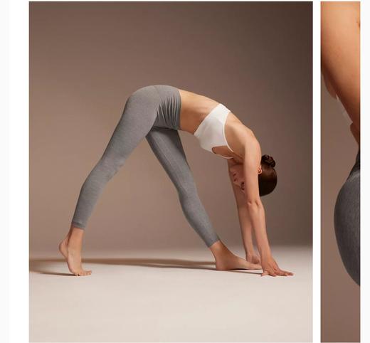LULU露露款七灰色全长尺寸瑜伽裤 商品图2
