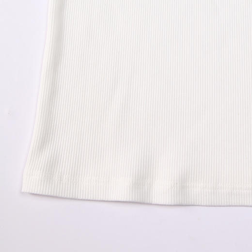 都市丽人吊带背心女罗纹棉背心无罩杯棉质吊带背心无钢圈无排扣LV45A1 商品图7