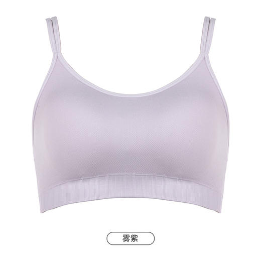都市丽人抹胸女无缝面料背心无尺码半固定模杯短抹胸无钢圈无排扣LV41A9 商品图13