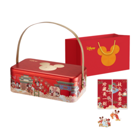 迪士尼奇乐满堂坚果大礼包礼盒软糖饼干休闲零食糕点组合礼物送礼
