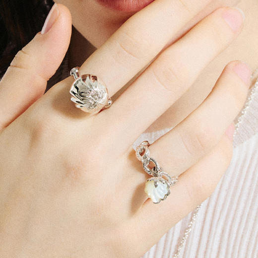 ATELIERSÓ x deepmoss 24SS 合作系列-贝壳吊坠戒指 商品图8