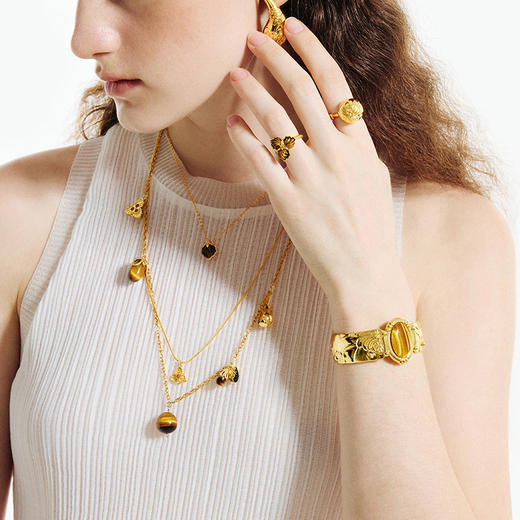 ATELIERSÓ x deepmoss 24SS 合作系列-猫眼花语手镯 商品图3