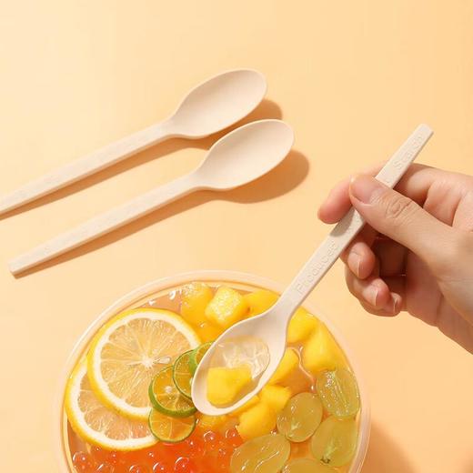 美丽雅玉米淀粉基厚韧餐勺20只/袋 商品图4