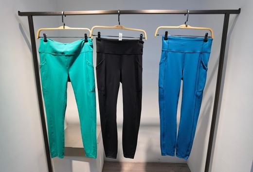 LULU露露款一两侧带口袋全长尺寸瑜伽裤 商品图0