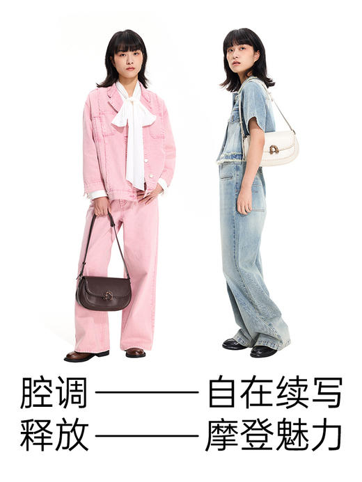 【品牌直发】Amazing Song乙颂 栗子包春夏新款牛皮复古通勤单肩斜挎腋下 商品图5