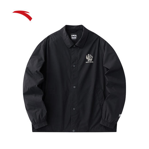 【S-3XL断码】安踏梭织运动外套男女同款新款翻领休闲潮流茄克172428603【无货退款】 商品图0