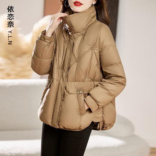 羽绒服女短款小个子2023冬季新款面包服欧货显瘦气质时尚休闲外套 商品图3