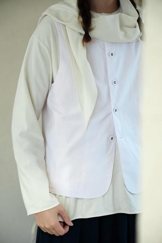 （5折）Gauze格纹马甲 商品图7