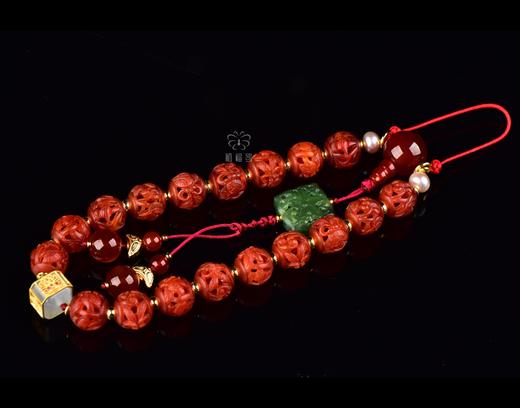 【锦绣】老玛瑙绣球十八子ZX24010801 商品图4