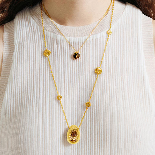 ATELIERSÓ x deepmoss 24SS 合作系列-蛋型古典项链 商品图1