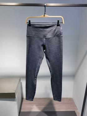 LULU露露款七灰色全长尺寸瑜伽裤