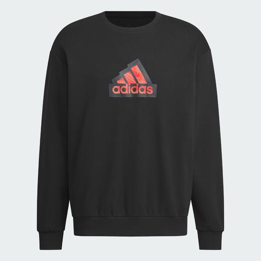 Adidas阿迪达斯GRAPHIC CREW SWEATSHIRT 新年款运动休闲圆领卫衣套头衫IT3989 商品图3