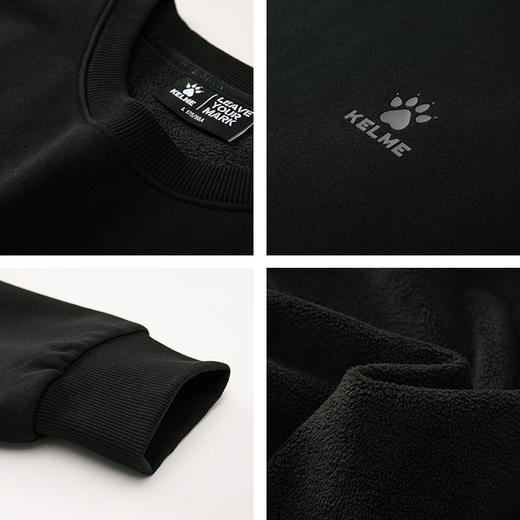 卡尔美秋冬男士休闲百搭宽松圆领卫衣 商品图6