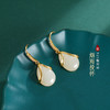 子佩集S925银【烟雨投怀】耳环【EG01457】和田玉镀金2401 商品缩略图0