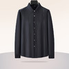 【绵羊毛】【高弹】【新款DDA】大依优型大码无痕长袖衬衫弹力加肥加大透气上衣男装垂感休闲商务 商品缩略图1