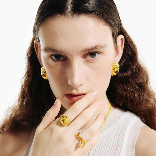 ATELIERSÓ x deepmoss 24SS 合作系列-贝壳吊坠戒指 商品图6