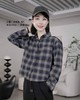 亲子时尚加绒格子衬衫复古宽松保暖 商品缩略图2