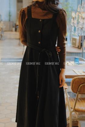 【门店同款】ENJOY冬季高领针织背心裙套装 155297507