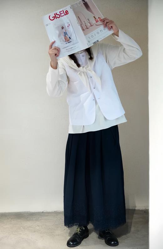 （5折）Gauze格纹马甲 商品图3