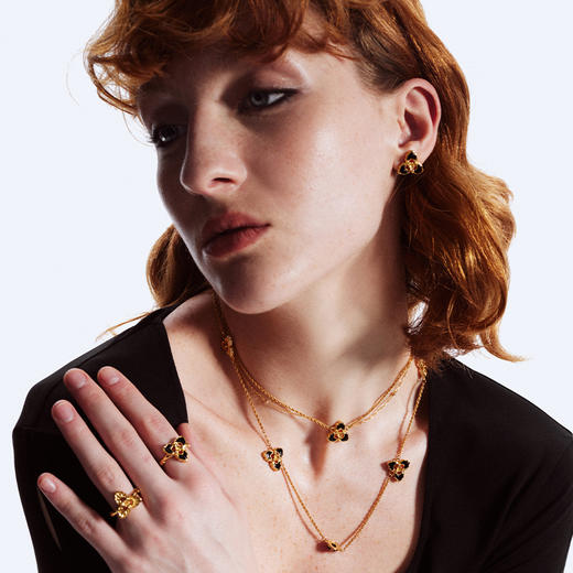 ATELIERSÓ x deepmoss 23AW 合作系列-三花双层项链 商品图9