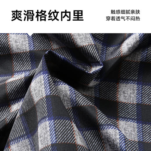 【Q】【新款DLC】大依优型大码男翻领夹克拉链外套男商务休闲加肥加大夹克上衣胖子显瘦 商品图5