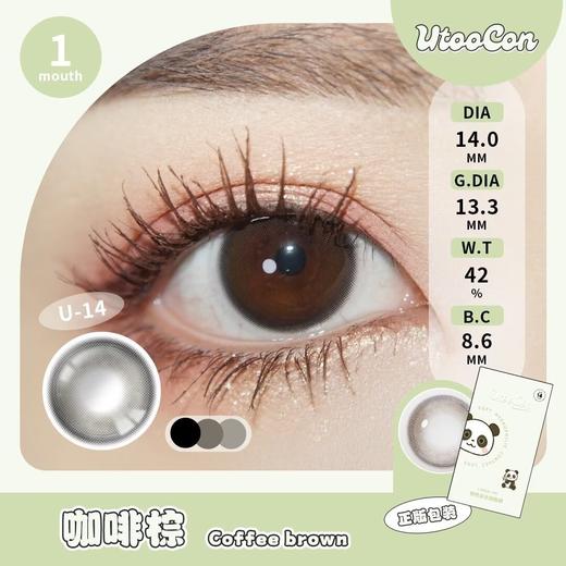 UTOOCON 咖啡棕（月抛） 商品图1