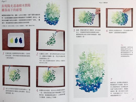 【中商原版】日常的水彩教室：清新温暖的绘本时光(畅销版) 港台艺术原版 Marie Abe 良品文化出版 水彩教学绘画技巧 商品图6
