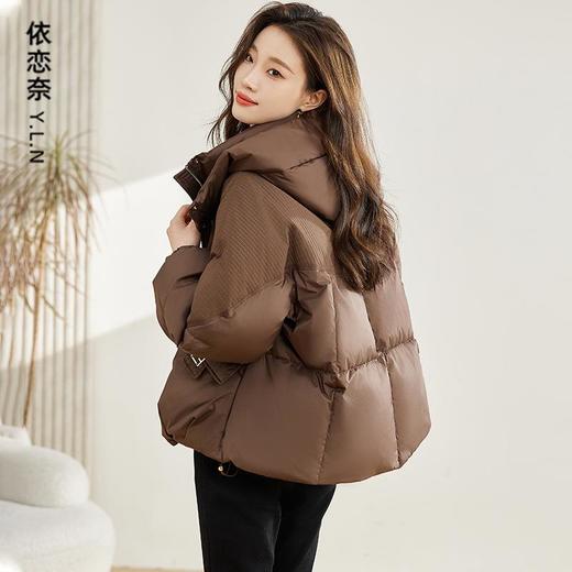 短版羽绒衣女冬季小个子时尚气质2023新款大尺码时尚加厚面包服外 商品图3
