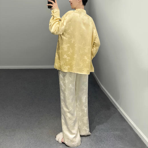 裁缝学苑AS184提花中式斜襟套装纸样女装上衣阔腿裤子裁剪版型 商品图3