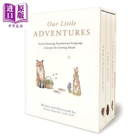 【中商原版】我们的小冒险 Our Little Adventures 英文原版 儿童纸板书 探索自然故事 培养语言技能 幼儿词汇早期语言概念