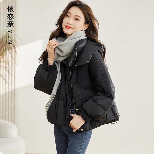 短版羽绒衣女冬季小个子时尚气质2023新款大尺码时尚加厚面包服外 商品图2