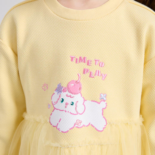 笛莎Deesha 连衣裙2024新款时尚网纱连衣裙 商品图3