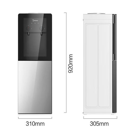 美的（Midea）饮水机家用桶装水立式办公饮水器烧水制热双门防尘 YR1002S-X 商品图1