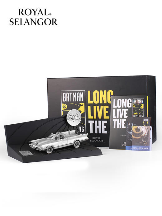 Royal Selangor皇家雪兰莪 7972《80周年蝙蝠车》雕塑 限量版摆件联名正品手办锡制 商品图4